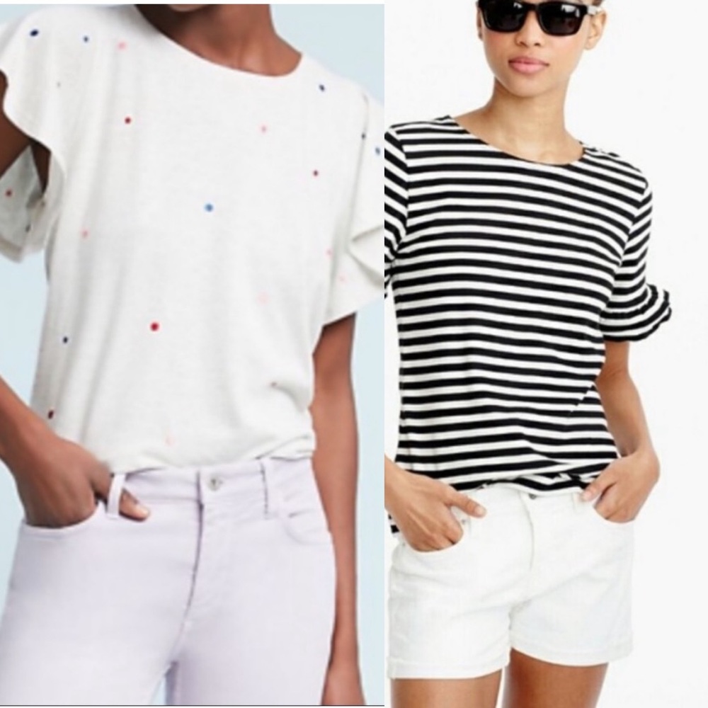 Jcrew and Anthropologie tops